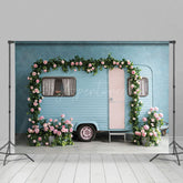Aperturee - Aperturee Floral Motor Home Elegant Outdoor Wedding Backdrop